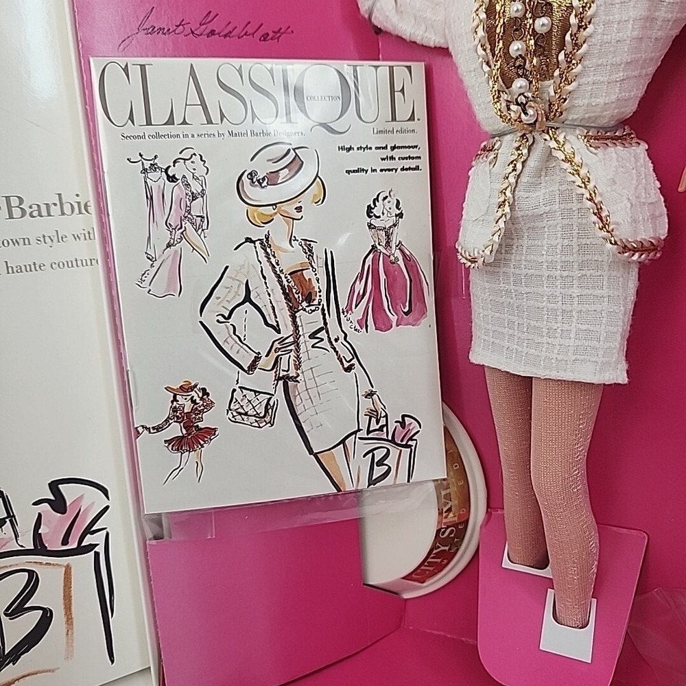 VTG RARE Designer Signed Classique Collection Mattel‎ City Style Fashion Barbie - Picture 6 of 16